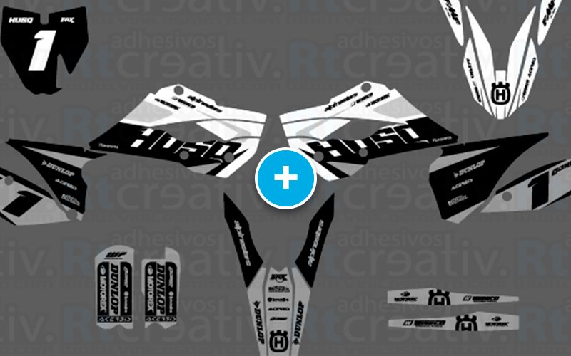 ADHESIVOS Y PEGATINAS DE VINILO HUSQVARNA ENDURO Y CROSS Rt006
