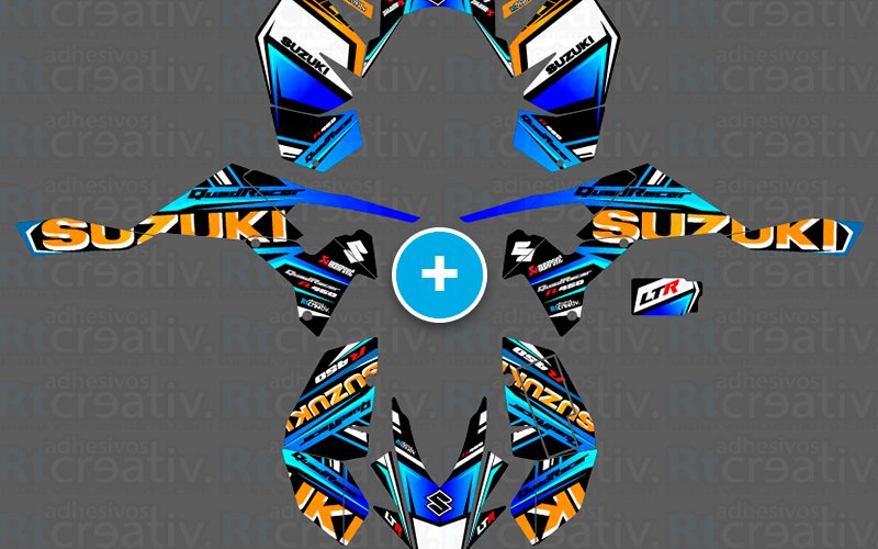 ADHESIVOS Y PEGATINAS DE VINILO PARA SUZUKI LTR 450 Rt009