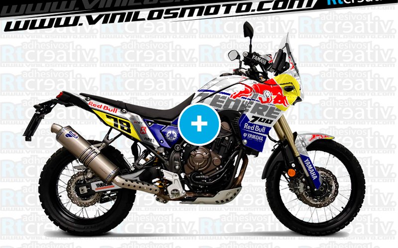 ADHESIVOS Y PEGATINAS DE VINILO YAMAHA TENERE Rt002
