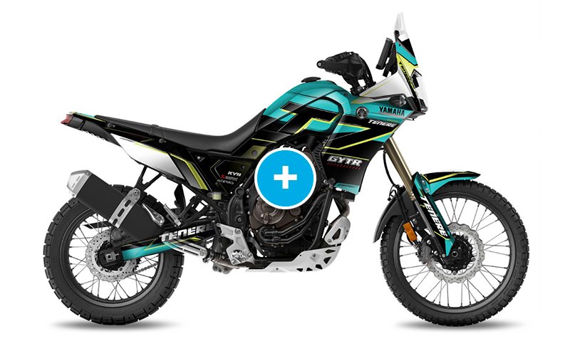 ADHESIVOS Y PEGATINAS DE VINILO YAMAHA TENERE Rt018