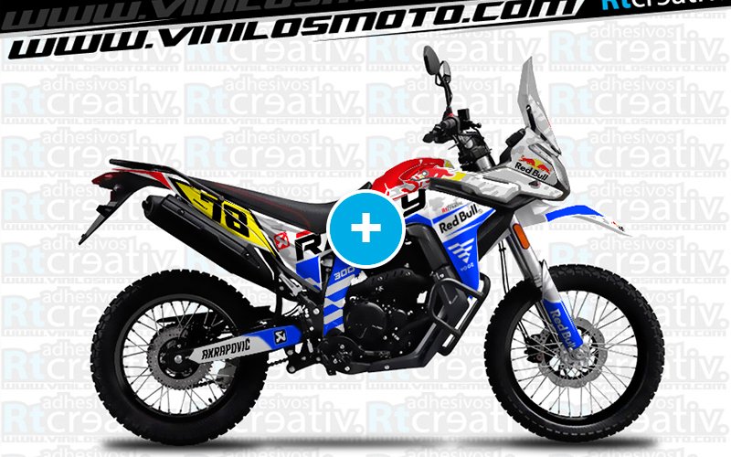 ADHESIVOS Y PEGATINAS DE VINILO VOGE 300 RALLY Rt006