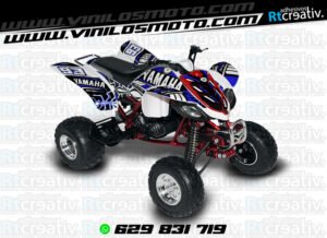 ADHESIVOS Y PEGATINAS DE VINILO PARA YAMAHA RAPTOR 660 Rt005-02