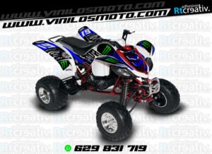 ADHESIVOS Y PEGATINAS DE VINILO PARA YAMAHA RAPTOR 660 Rt006-02
