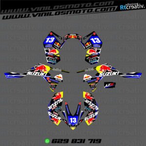 ADHESIVOS Y PEGATINAS DE VINILO PARA SUZUKI LTR 450 Rt001-01