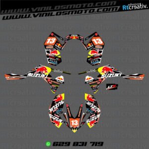 ADHESIVOS Y PEGATINAS DE VINILO PARA SUZUKI LTR 450 Rt001-02