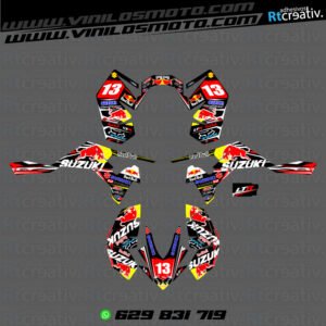 ADHESIVOS Y PEGATINAS DE VINILO PARA SUZUKI LTR 450 Rt001-04
