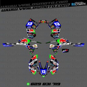 ADHESIVOS Y PEGATINAS DE VINILO PARA SUZUKI LTR 450 Rt001-06