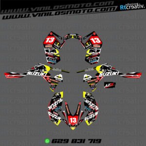 ADHESIVOS Y PEGATINAS DE VINILO PARA SUZUKI LTR 450 Rt001-10