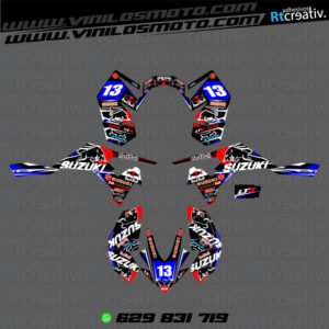 ADHESIVOS Y PEGATINAS DE VINILO PARA SUZUKI LTR 450 Rt001-11