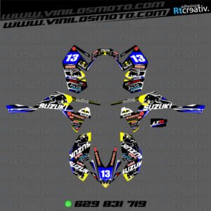 ADHESIVOS Y PEGATINAS DE VINILO PARA SUZUKI LTR 450 Rt001-12