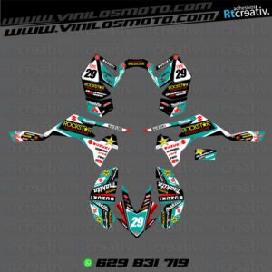 ADHESIVOS Y PEGATINAS DE VINILO PARA SUZUKI LTR 450 Rt002-08