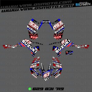 ADHESIVOS Y PEGATINAS DE VINILO PARA SUZUKI LTR 450 Rt008-01