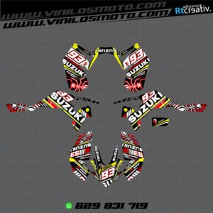 ADHESIVOS Y PEGATINAS DE VINILO PARA SUZUKI LTR 450 Rt008-02