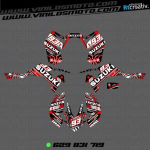 ADHESIVOS Y PEGATINAS DE VINILO PARA SUZUKI LTR 450 Rt008-04