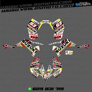 ADHESIVOS Y PEGATINAS DE VINILO PARA SUZUKI LTR 450 Rt008-06