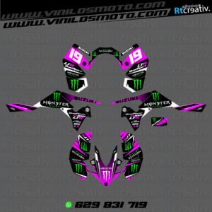 ADHESIVOS Y PEGATINAS DE VINILO PARA SUZUKI LTR 450 Rt012-04