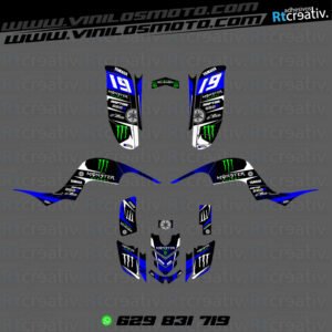 ADHESIVOS Y PEGATINAS DE VINILO PARA YAMAHA RAPTOR 660 Rt006-02