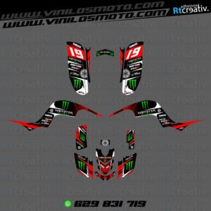ADHESIVOS Y PEGATINAS DE VINILO PARA YAMAHA RAPTOR 660 Rt006-05