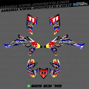 ADHESIVOS Y PEGATINAS DE VINILO PARA HONDA TRX 450 Rt001-01