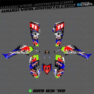 ADHESIVOS Y PEGATINAS DE VINILO PARA HONDA TRX 400 Rt001-02