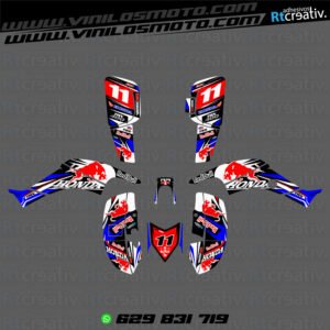 ADHESIVOS Y PEGATINAS DE VINILO PARA HONDA TRX 400 Rt001-03