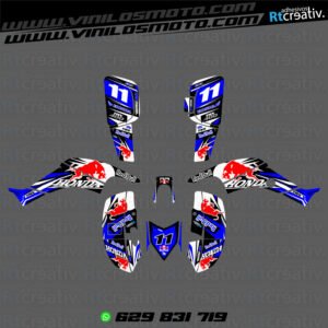 ADHESIVOS Y PEGATINAS DE VINILO PARA HONDA TRX 400 Rt001-05