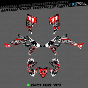 ADHESIVOS Y PEGATINAS DE VINILO PARA HONDA TRX 450 Rt001-05