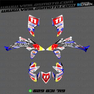 ADHESIVOS Y PEGATINAS DE VINILO PARA HONDA TRX 450 Rt001-07