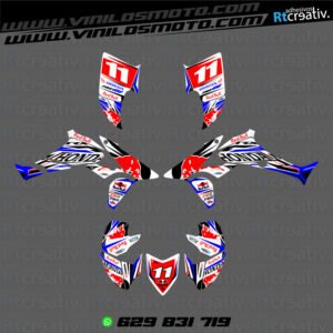 ADHESIVOS Y PEGATINAS DE VINILO PARA HONDA TRX 450 Rt001-08