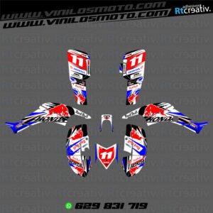 ADHESIVOS Y PEGATINAS DE VINILO PARA HONDA TRX 400 Rt001-11