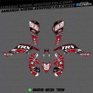 ADHESIVOS Y PEGATINAS DE VINILO PARA HONDA TRX 400 Rt002-01