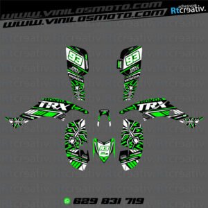 ADHESIVOS Y PEGATINAS DE VINILO PARA HONDA TRX 400 Rt002-04