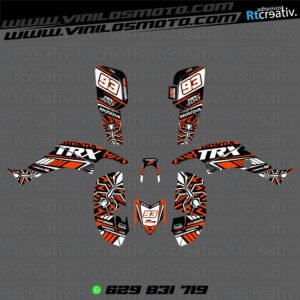ADHESIVOS Y PEGATINAS DE VINILO PARA HONDA TRX 400 Rt002-05