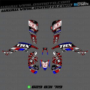 ADHESIVOS Y PEGATINAS DE VINILO PARA HONDA TRX 400 Rt002-06