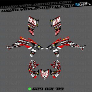 ADHESIVOS Y PEGATINAS DE VINILO PARA HONDA TRX 450 Rt002-06