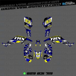 ADHESIVOS Y PEGATINAS DE VINILO PARA HONDA TRX 400 Rt002-07