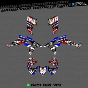 ADHESIVOS Y PEGATINAS DE VINILO PARA HONDA TRX 450 Rt002-07