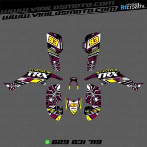 ADHESIVOS Y PEGATINAS DE VINILO PARA HONDA TRX 400 Rt002-08