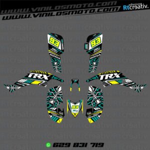 ADHESIVOS Y PEGATINAS DE VINILO PARA HONDA TRX 400 Rt002-09