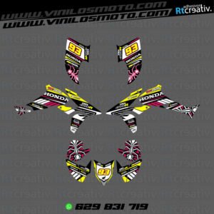 ADHESIVOS Y PEGATINAS DE VINILO PARA HONDA TRX 450 Rt002-09