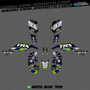 ADHESIVOS Y PEGATINAS DE VINILO PARA HONDA TRX 400 Rt002-10