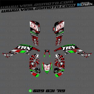 ADHESIVOS Y PEGATINAS DE VINILO PARA HONDA TRX 400 Rt002-11