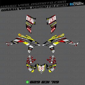 ADHESIVOS Y PEGATINAS DE VINILO PARA HONDA TRX 450 Rt002-14