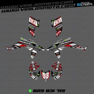 ADHESIVOS Y PEGATINAS DE VINILO PARA HONDA TRX 450 Rt002-15