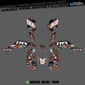 ADHESIVOS Y PEGATINAS DE VINILO PARA HONDA TRX 400 Rt002-16