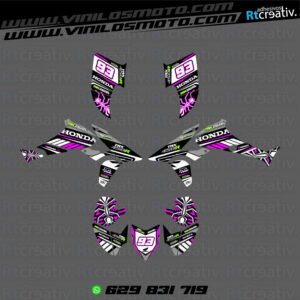 ADHESIVOS Y PEGATINAS DE VINILO PARA HONDA TRX 450 Rt002-18