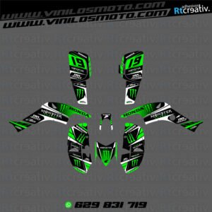 ADHESIVOS Y PEGATINAS DE VINILO PARA HONDA TRX 400 Rt003-01