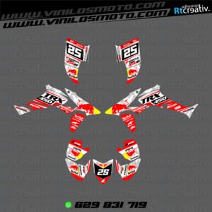 ADHESIVOS Y PEGATINAS DE VINILO PARA HONDA TRX 450 Rt003-01