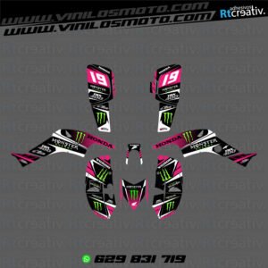 ADHESIVOS Y PEGATINAS DE VINILO PARA HONDA TRX 400 Rt003-04