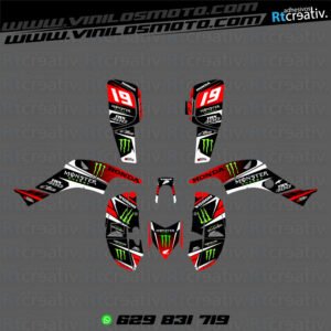 ADHESIVOS Y PEGATINAS DE VINILO PARA HONDA TRX 400 Rt003-05